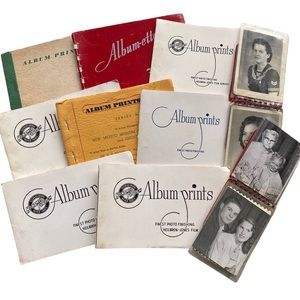 Vintage Photo Print Albums Photographs Ephemera Photos